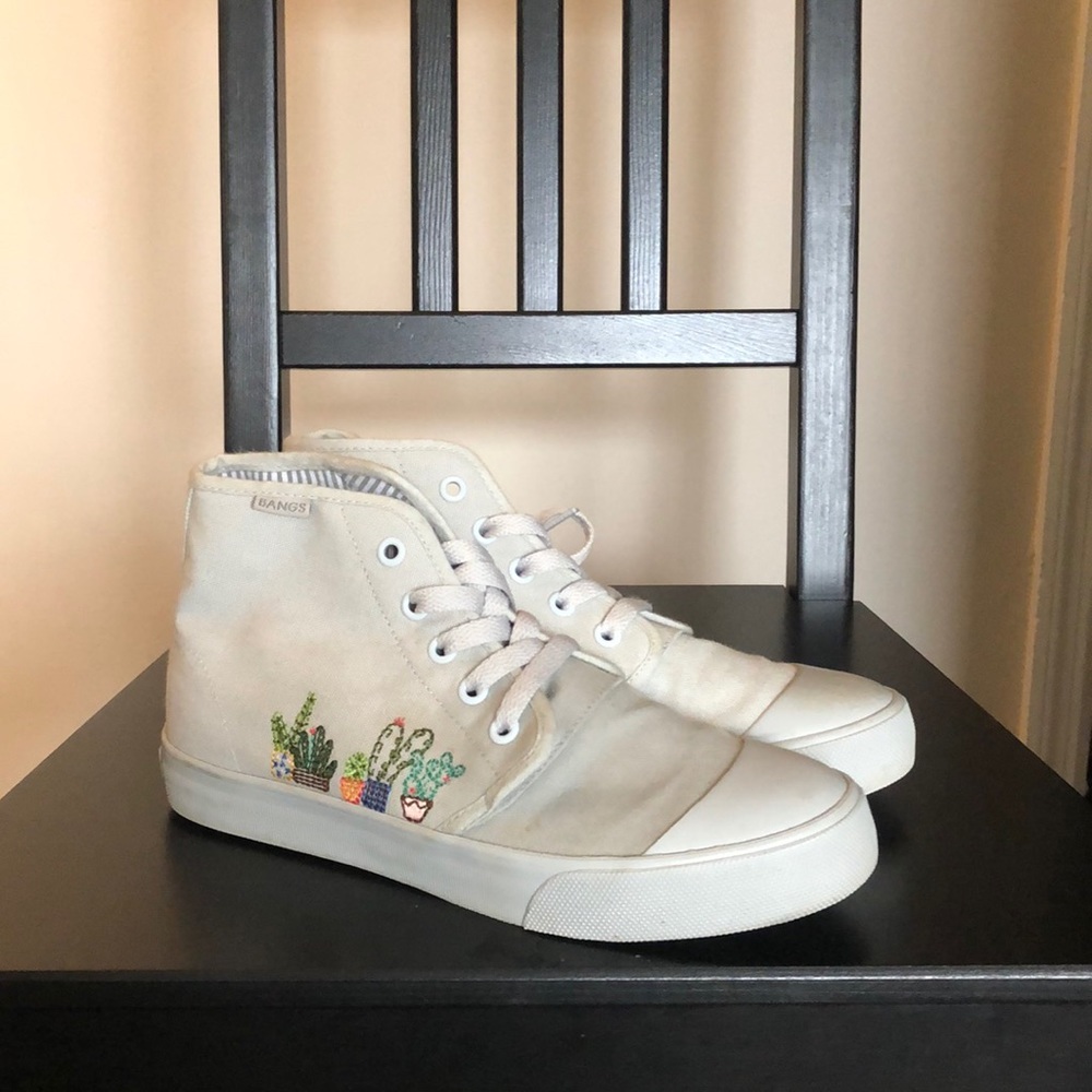 BANGS shoes succulent high tops